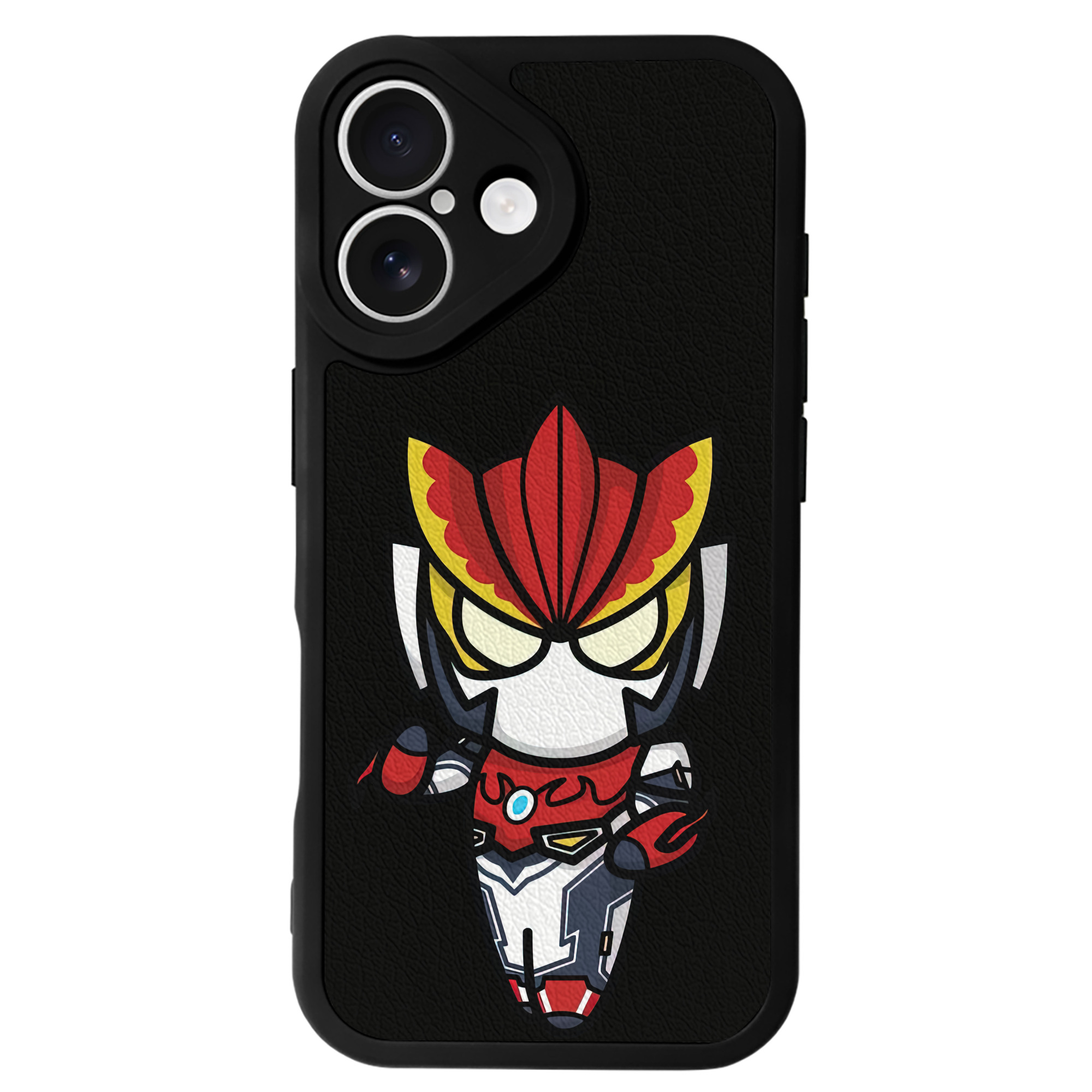 （画像用） ウルトラマン Ultraman 【iPhone 16シリーズ対応】シリコンスマホケース（レザー調） 材質：シリコン